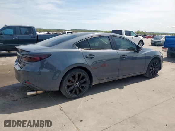 2021 Mazda 6 Carbon Edition with VIN JM1GL1WY7M1602094, listed as a Copart auction lot 50525895 with 15,214 mi miles and Salvage Title. Bid and sale history available at DreamBid. Image 3.