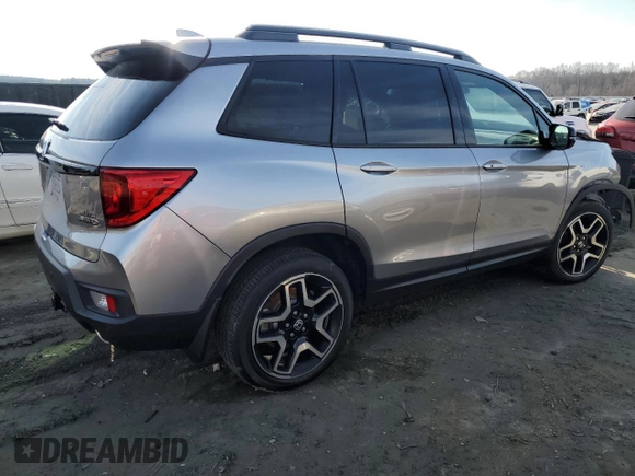 2022 Honda Passport Elite z VIN 5FNYF8H05NB029121, wystawiony jako Copart lot #84228064 z przebiegiem 25 154 mil mil oraz Szkoda całkowita • Salvage title. Historia ofert i sprzedaży dostępna na DreamBid. Obrazek 3.