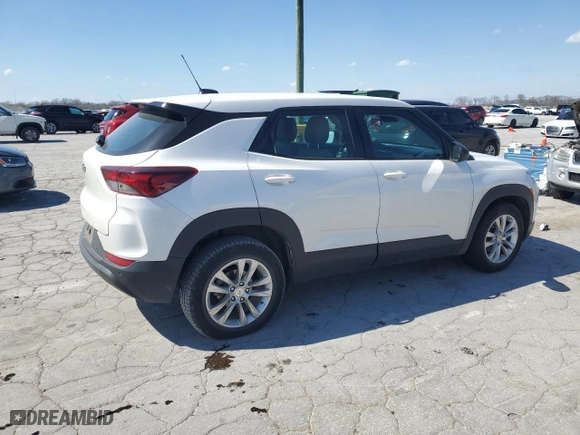 2021 Chevrolet TrailBlazer LS with VIN KL79MMS21MB181098, listed as a Copart auction lot 50441255 with 120,678 mi miles and Salvage Title. Bid and sale history available at carsss.com. Image 3.