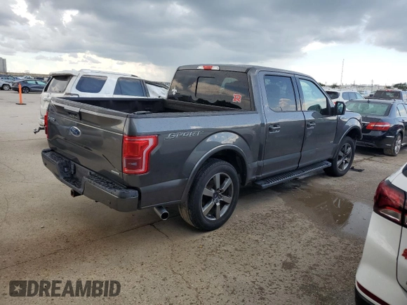 2016 Ford F-150 XL with VIN 1FTEW1CP5GKF39571, listed as a Copart auction lot 61482885 with Not provided miles and Salvage title. Bid and sale history available at DreamBid. Image 3.