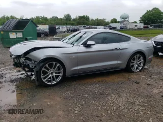 2021 Ford Mustang GT with VIN 1FA6P8CF0M5156249, listed as a Copart auction lot 54872224 with 13,658 mi miles and Salvage Title. Bid and sale history available at carsss.com. Image 1.