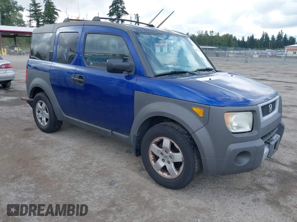 2004 Honda Element EX with VIN 5J6YH285X4L039703, listed as a IAAI auction lot 42519663 with 231,546 mi miles and . Bid and sale history available at DreamBid. Image 1.