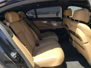 2018 BMW 7 Series M760i xDrive with VIN WBA7H6C51JG614580, listed as a Copart auction lot 65748304 with 46,801 mi miles and Clean Title. Bid and sale history available at carsss.com. Image 10.