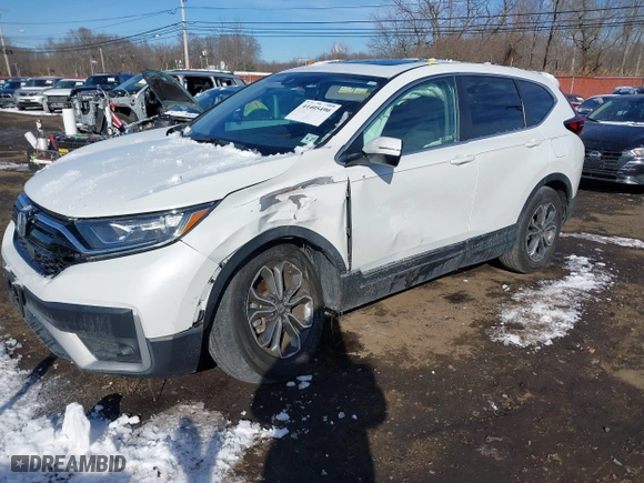 2022 Honda CR-V EX with VIN 2HKRW2H59NH638128, listed as a IAAI auction lot 41405490 with 28,420 mi miles. Bid and sale history available at carsss.com. Image 17.