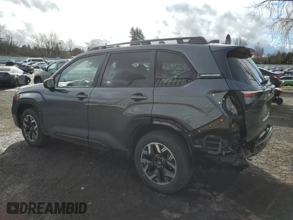 2025 Subaru Forester Premium with VIN JF2SLDDC2SH534781, listed as a Copart auction lot 45569695 with 166 mi miles and Clean Title. Bid and sale history available at carsss.com. Image 2.