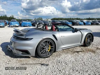 2021 Porsche 911 Turbo S with VIN WP0CD2A95MS263475, listed as a Copart auction lot 73601514 with 9,489 mi miles and Salvage Title. Bid and sale history available at DreamBid. Image 3.