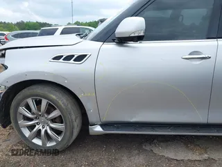 2012 Infiniti QX56 8-passenger with VIN JN8AZ2NC5C9317396, listed as a IAAI auction lot 41879874 with 233,064 mi miles. Bid and sale history available at carsss.com. Image 18.