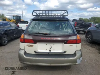 2001 Subaru Legacy Outback L.L. Bean with VIN 4S3BH806X17674976, listed as a Copart auction lot 57271465 with 266,096 mi miles and Salvage title. Bid and sale history available at DreamBid. Image 6.