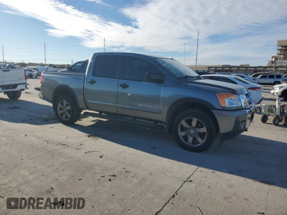 2015 Nissan Titan SL with VIN 1N6AA0EC6FN512486, listed as a Copart auction lot 88996665 with 91,569 mi miles and Salvage Title. Bid and sale history available at carsss.com. Image 4.