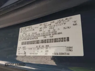 2019 Ford Transit с VIN 1FTYR3XM7KKA97658, выставлен на аукционе IAAI как лот 41723230 с пробегом 387 044 миль миль и . История ставок и продаж доступна на DreamBid. Изображение 9.