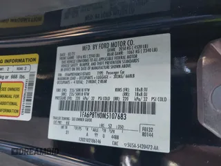 2021 Ford Mustang EcoBoost with VIN 1FA6P8TH0M5107683, listed as a IAAI auction lot 42084509 with 63,015 mi miles and . Bid and sale history available at DreamBid. Image 9.