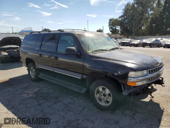 2002 Chevrolet Suburban LT with VIN 3GNEC16T42G174731, listed as a Copart auction lot 75906134 with 0 mi miles and Salvage Title. Bid and sale history available at carsss.com. Image 4.