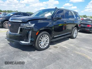 2023 Cadillac Escalade 4WD Premium Luxury with VIN 1GYS4BKL4PR236070, listed as a IAAI auction lot 41905971 with 40,382 mi miles and . Bid and sale history available at DreamBid. Image 18.
