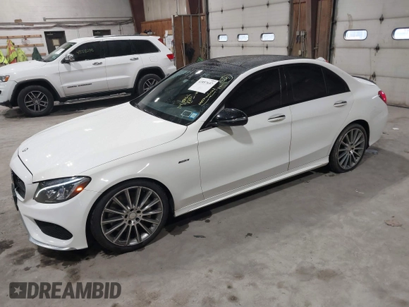 2016 Mercedes-Benz C 450 AMG with VIN 55SWF6EB5GU112843, listed as a IAAI auction lot 41857657 with 114,594 mi miles and . Bid and sale history available at carsss.com. Image 18.