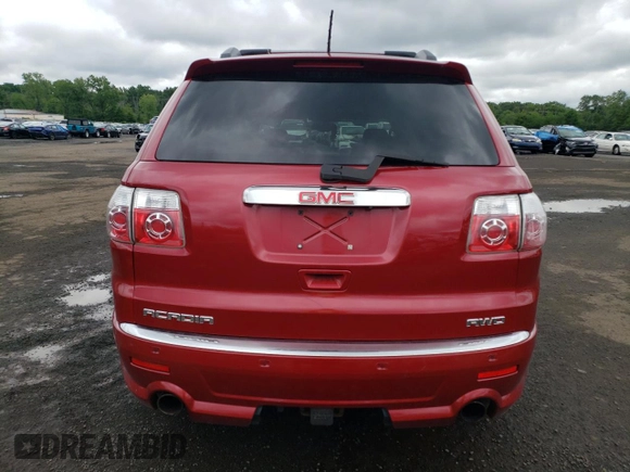 2012 GMC Acadia Denali z VIN 1GKKVTED6CJ124493, wystawiony jako Copart lot #63833365 z przebiegiem 144 935 mil mil oraz Szkoda całkowita • Salvage title. Historia ofert i sprzedaży dostępna na DreamBid. Obrazek 6.
