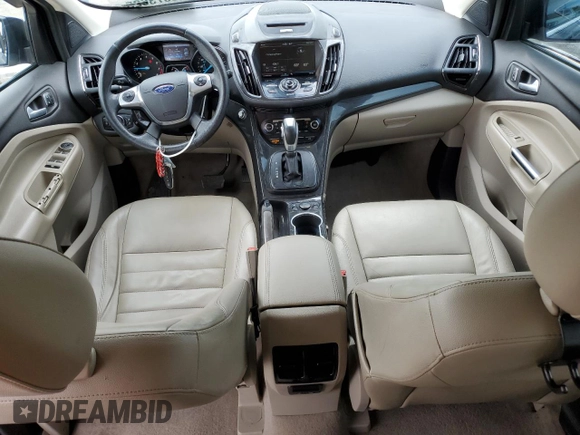 2015 Ford Escape Titanium с VIN 1FMCU9J90FUA55791, выставлен на аукционе Copart как лот 55873625 с пробегом 113 263 миль миль и Списание • Salvage title. История ставок и продаж доступна на DreamBid. Изображение 8.