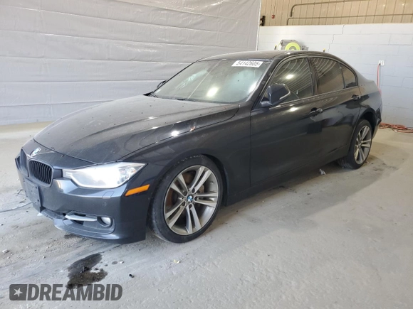 2014 BMW 3 Series 335i xDrive with VIN WBA3B9C59EF588050, listed as a Copart auction lot 54142605 with 118,568 mi miles and Clean Title. Bid and sale history available at carsss.com. Image 1.