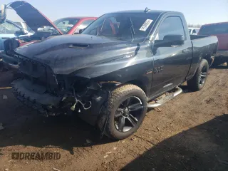 2017 Ram 1500 with VIN 3C6JR7CT6HG505497, listed as a Copart auction lot 41396824 with 75,830 mi miles and . Bid and sale history available at DreamBid. Image 1.