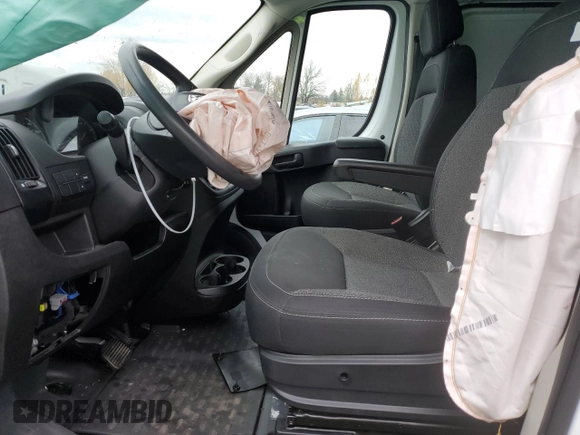 2021 Ram ProMaster Cargo with VIN 3C6LRVNG4ME529641, listed as a Copart auction lot 82059754 with 20,297 mi miles and Salvage Title. Bid and sale history available at DreamBid. Image 7.