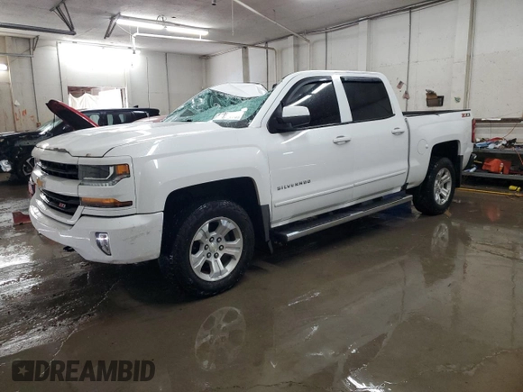 2017 Chevrolet Silverado 1500 LT with VIN 3GCUKREC2HG486076, listed as a Copart auction lot 54891375 with 110,103 mi miles and Salvage Title. Bid and sale history available at DreamBid. Image 1.