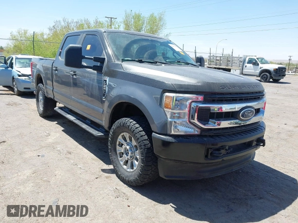 2021 Ford F-250 XL with VIN 1FT7W2B69MED89000, listed as a IAAI auction lot 42037951 with Not provided miles and . Bid and sale history available at DreamBid. Image 1.