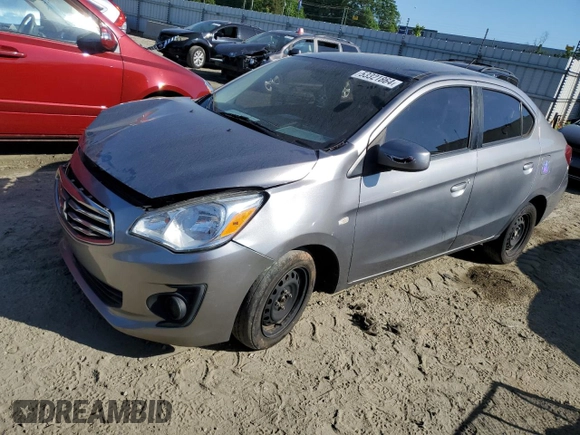 2017 Mitsubishi Mirage ES z VIN ML32F3FJ9HHF18233, wystawiony jako Copart lot #53321864 z przebiegiem 93 213 mil mil oraz Szkody całkowita. Historia ofert i sprzedaży dostępna na DreamBid. Obrazek 1.