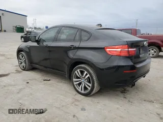 2014 BMW X6 M with VIN 5YMGZ0C56E0C40490, listed as a Copart auction lot 85317174 with 104,630 mi miles and Salvage Title. Bid and sale history available at carsss.com. Image 2.