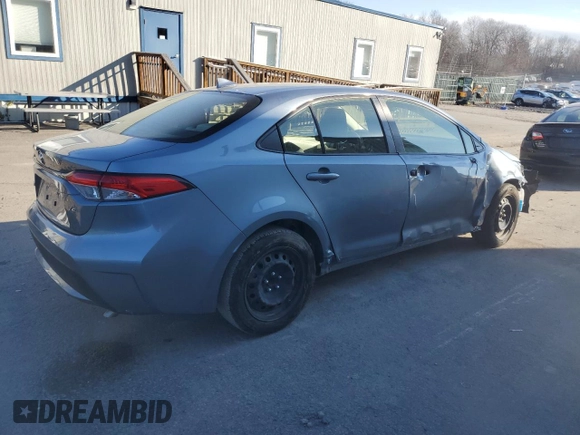 2021 Toyota Corolla LE with VIN JTDEPMAE3MJ133502, listed as a Copart auction lot 82795544 with 40,792 mi miles and Salvage Title. Bid and sale history available at DreamBid. Image 3.
