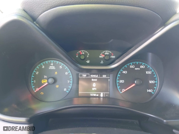 2016 Chevrolet Colorado 2WD WT with VIN 1GCHSBEA8G1388044, listed as a IAAI auction lot 41468775 with 75,796 mi miles. Bid and sale history available at carsss.com. Image 7.