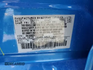 2024 Nissan Sentra SV with VIN 3N1AB8CV0RY375199, listed as a Copart auction lot 50253055 with 11,557 mi miles and Salvage Title. Bid and sale history available at DreamBid. Image 13.