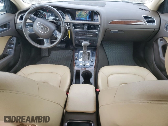 2014 Audi A4 Premium with VIN WAUAFAFL1EN014782, listed as a Copart auction lot 86588944 with 54,754 mi miles and Salvage Title. Bid and sale history available at carsss.com. Image 8.