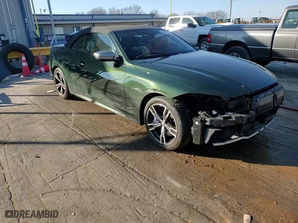 2022 BMW 4 Series M440i xDrive with VIN WBA63AT0XNCH76841, listed as a Copart auction lot 84652514 with 11,191 mi miles and Salvage Title. Bid and sale history available at carsss.com. Image 14.