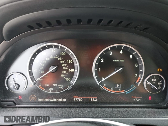 2011 BMW 7 Series 740Li with VIN WBAKB4C53BC574284, listed as a Copart auction lot 86628084 with 77,760 mi miles and Salvage title. Bid and sale history available at DreamBid. Image 9.