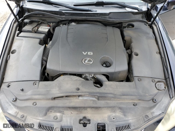 2007 Lexus IS 250 with VIN JTHBK262972039609, listed as a Copart auction lot 51264445 with 71,913 mi miles and Salvage Title. Bid and sale history available at carsss.com. Image 11.