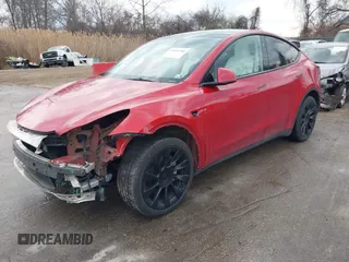 2023 Tesla Model Y Long Range with VIN 7SAYGDEE1PA169031, listed as a IAAI auction lot 41660766 with 35,253 mi miles and . Bid and sale history available at DreamBid. Image 21.