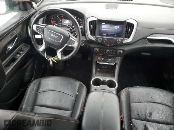 2020 GMC Terrain SLT with VIN 3GKALPEX8LL322214, listed as a Copart auction lot 44974715 with 75,585 mi miles and Salvage Title. Bid and sale history available at carsss.com. Image 8.