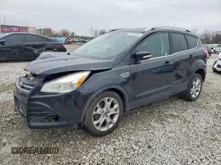 2015 Ford Escape Titanium with VIN 1FMCU0J91FUA46464, listed as a Copart auction lot 52618545 with 173,406 mi miles and Salvage Title. Bid and sale history available at carsss.com. Image 1.