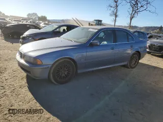 2003 BMW 5 Series 530iA with VIN WBADT63443CK29419, listed as a Copart auction lot 87533935 with 165,472 mi miles and Clean Title. Bid and sale history available at carsss.com. Image 1.