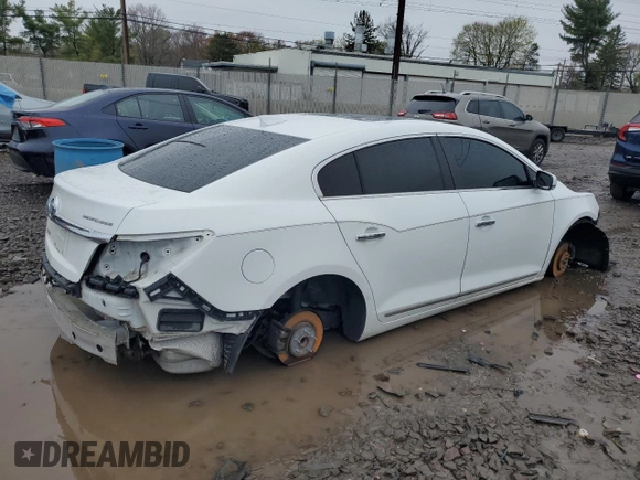 2016 Buick LaCrosse Leather with VIN 1G4GB5G34GF258904, listed as a Copart auction lot 52023855 with 0 mi miles and Salvage Title. Bid and sale history available at carsss.com. Image 3.