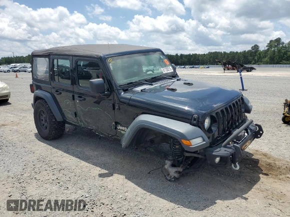 2018 Jeep Wrangler Unlimited Sport S с VIN 1C4HJXDG7JW152968, выставлен на аукционе Copart как лот 61130215 с пробегом 60 796 миль миль и Списание • Salvage title. История ставок и продаж доступна на DreamBid. Изображение 4.