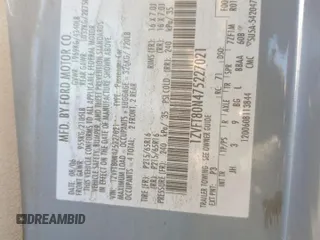 2007 Ford Mustang Deluxe z VIN 1ZVFT80N475227021, wystawiony jako Copart lot #48391145 z przebiegiem 182 895 mil mil oraz Szkoda całkowita • Salvage title. Historia ofert i sprzedaży dostępna na DreamBid. Obrazek 14.