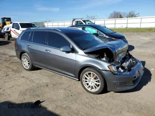 2016 Volkswagen Golf SportWagen TSI S with VIN 3VWC17AU2GM518328, listed as a Copart auction lot 80071444 with Not Provided miles and Non Repairable. Bid and sale history available at carsss.com. Image 4.