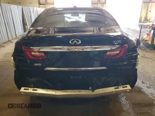 2017 Infiniti Q70 with VIN JN1BY1AR4HM770553, listed as a Copart auction lot 50878195 with 136,455 mi miles and Salvage Title. Bid and sale history available at carsss.com. Image 6.