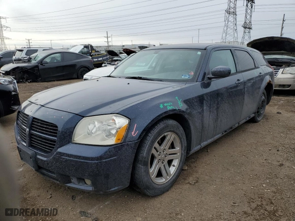 2006 Dodge Magnum R/T with VIN 2D4GV57276H122690, listed as a Copart auction lot 44357495 with NaN miles and Salvage Title. Bid and sale history available at carsss.com. Image 1.
