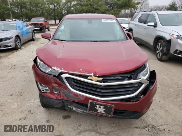 2019 Chevrolet Equinox LT with VIN 3GNAXKEV6KS570152, listed as a Copart auction lot 43752385 with 80,144 mi miles and Salvage Title. Bid and sale history available at DreamBid. Image 5.