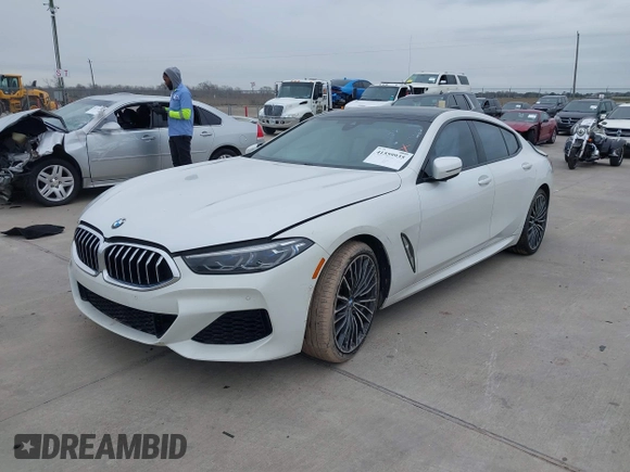 2020 BMW 8 Series 840i with VIN WBAGV2C05LCD81080, listed as a IAAI auction lot 41559935 with 65,027 mi miles. Bid and sale history available at carsss.com. Image 17.