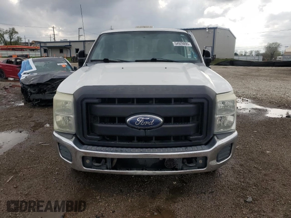 2011 Ford F-250 XL with VIN 1FT7X2A64BEC80083, listed as a Copart auction lot 54929895 with 92,134 mi miles and Salvage title. Bid and sale history available at DreamBid. Image 5.