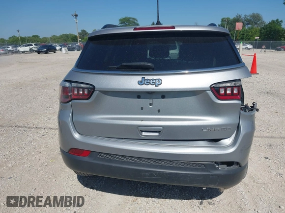 2020 Jeep Compass Limited with VIN 3C4NJCCB2LT179702, listed as a IAAI auction lot 39664511 with 85,090 mi miles and . Bid and sale history available at DreamBid. Image 15.