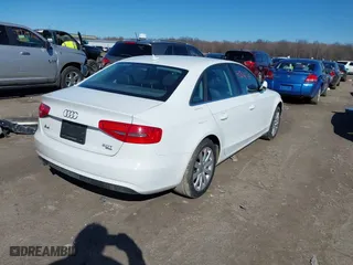 2013 Audi A4 Premium with VIN WAUBFAFL7DN040726, listed as a IAAI auction lot 41816718 with 115,661 mi miles. Bid and sale history available at carsss.com. Image 4.