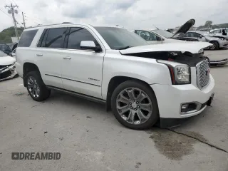 2016 GMC Yukon Denali with VIN 1GKS2CKJ0GR457895, listed as a Copart auction lot 63248354 with 118,005 mi miles and Salvage Title. Bid and sale history available at carsss.com. Image 4.